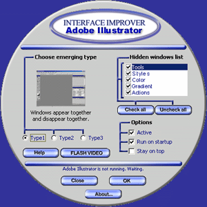 Adobe Illustrator Interface Improver Screenshot